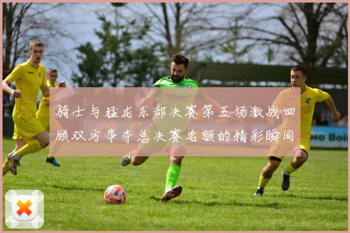 骑士与猛龙东部决赛第五场激战回顾双方争夺总决赛名额的精彩瞬间